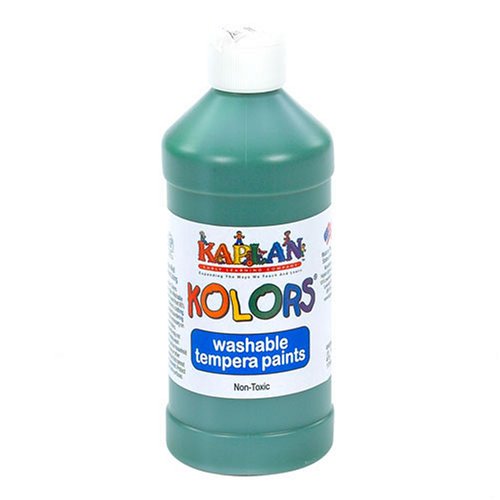 Kaplan Kolors Washable Tempera Paint - Green (16 oz.)