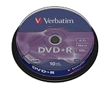Review Verbatim 43498 / Verbatim 43498 DVD+R 16x Non-Print 10pk