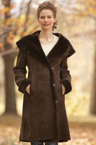 Womens Desiree Shearling Sheepskin Coat