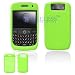 BlackBerry Curve 8900 Trans. Neon Green Silicon Skin Case