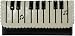 Piano Ladies Checkbook Wallet