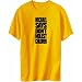 T-Shirt Mens Yellow Michael says dont molest Urbans