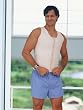 Body Shaper Cotton and Rubber Vest for Men - Medium Compression