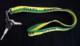 Brazil lanyard Brasil flag lanyard