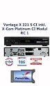RC1 Vantage X221SCI schwarz + XCam Platinum CI Modul