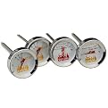 Taylor Meat Grilling Thermometer 4-pc. Set - Stainless Steel
