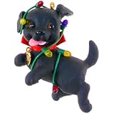 QX6163 Puppy Love #8 Black Lab 1998 Hallmark Keepsake Ornament