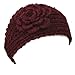 Wrapables Hand Knit Floral Headband
