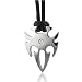 Men's Stainless Steel Diamond Pendant Necklace (H, SI, 0.05 carat)
