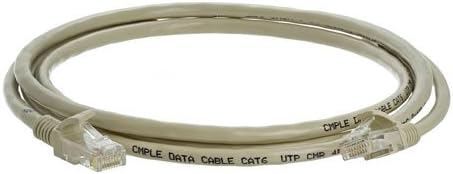 5 FT CAT6 500MHZ UTP Patch Cord with Molded Boot, Gray