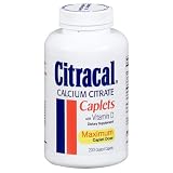 Citracal Calcium Citrate with Vitamin D 180 Coated Caplets