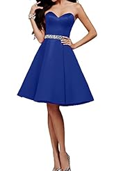 Cocktail Knee Length Chiffon/Satin Sweetheart Homecoming Dress/Prom Dress 
