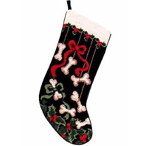 needlepoint dog christmas stockings