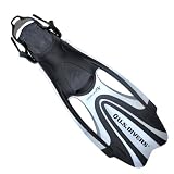 US Divers Proflex FX Fin Silver - Men Small 4-7 Lady Small 55-85