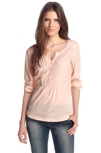 edc by ESPRIT Damen Bluse  012CC1F005, Gr. 42 (XL), Hautfarben (nude 630) Preisvergleich