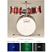 Union 3 pc. Junior Kids Drum Set UT3 *RED* Complete with Seat, Sticks, Pedal (for 3-5 yrs old)