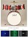 Union 3 pc. Junior Kids Drum Set UT3 *METALLIC RED Complete with Seat, Sticks, Pedal ...