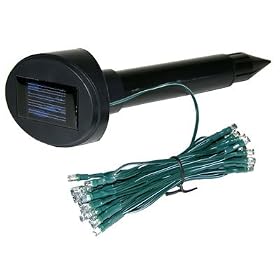 FROST BLUE 50 LED Lamp Solar Powered Lamp Set (Indoor or Outdoor)