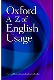Oxford A-Z of English Usage