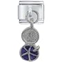 Blue Compact Gift Italian Charm