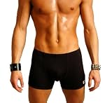 Mens New Boxer Square Cut Swimsuit Platinum Sport