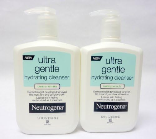 Neutrogena Ultra Gentle Hydrating Cleanser Creamy Formula (Pack of 2) by Neutrogena Hydrating Cleanser