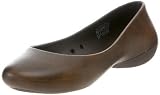 Crocs Women's Wiona Ballet Flat,Espresso/Espresso,9 M US