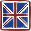 Union Jack Salad Paper Plates 8 Pack