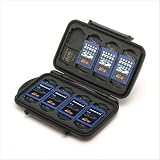 Pelican 0910 Memory Card Case - Media storage box - capacity: 8 SD cards, 16 miniSD cards - black