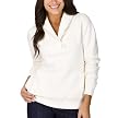 Merona&reg; Petites Shawl Fleece Collar Top - Cream