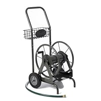 Liberty Garden Products 4-in-1 Multi-Purpose Two Wheel Garden Hose Reel With 200-Foot Hose Capacity 698-1-Bronze