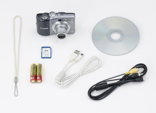 Canon Powershot A1000IS 10MP Digital Camera with 4x Optical Image Stabilized Zoom (Grey) image