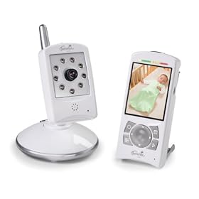Summer Infant Sleek and Secure Hand Held Video Monitor, White/ Silver