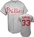 Aaron Rowand Philadelphia Phillies Road Gray MLB Replica Jersey