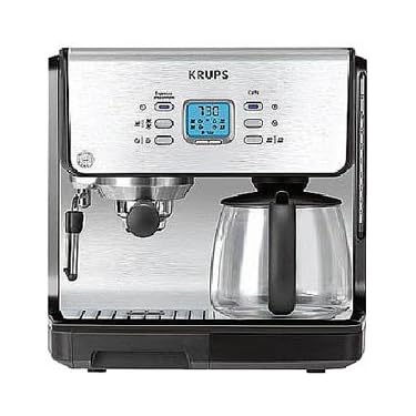 Krups Xp2070 Programmable 10 Cup Coffeemaker15 Bar Pump Espresso Machine