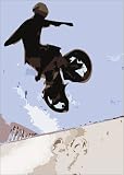 poster / affiche bmx #2 est disperible en (L x H): 30 x 40 cm de ZOI