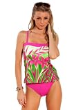 Pink Envy: Princess Tankini Top: Women's Swimsuit Separate by Blue Sky Swimwear