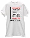 RYAN NEWMAN FAN SMART IQ CHART KURT BUSCH BOTTOM RACING T SHIRT