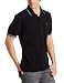 Fred Perry Men's Twin Tipped Polo, Black/Steel Marl/Aster, Large
