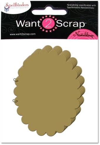 Want2Scrap Grand Album, Scalloped Ovals