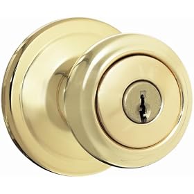 Click here to buy Kwikset Maximum Security Cameron Entry Knob, Polished Brass #400CN 3 CP by Kwikset.
