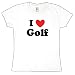 I Heart Golf Ladies T-Shirt