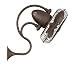 Melody Textured Bronze Wall Mount Fan