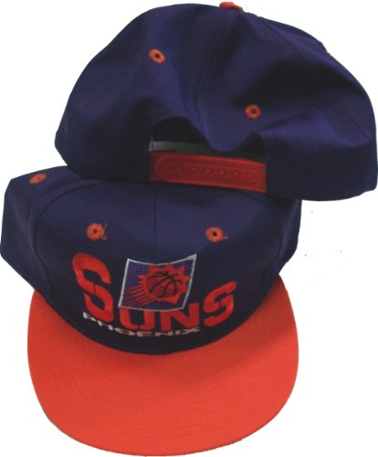 Phoenix Suns Two Tone Word Adjustable Snapback Plastic Snap Back Hat / Cap