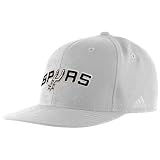 NBA adidas San Antonio Spurs Silver Bank Shot Fitted Hat (7)