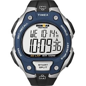 Timex Timex Ironman 50 Lap Watch - Blue/Black: Timex: Watches