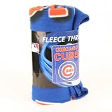 Chicago Cubs Lightweight Fleece Blanket (Name + Logo,50