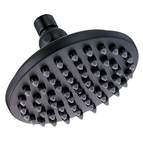 Danze D451279BS Six-Inch Sunflower Brass Showerhead, Black Satin