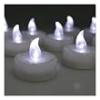 Wedding/Party Tealight LED Battery-Operated Candles Cool White Flameless Unscented Set of 24 Wedding/Party Tealight LED Battery-Operated Candles Cool White Flameless Unscented Set of 24