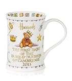 英国Harrods（ハロッズ） ウィリアム王子＆キャサリン妃　ロイヤルベビー記念マグカップ　数量限定　英国製陶磁器【並行輸入品】